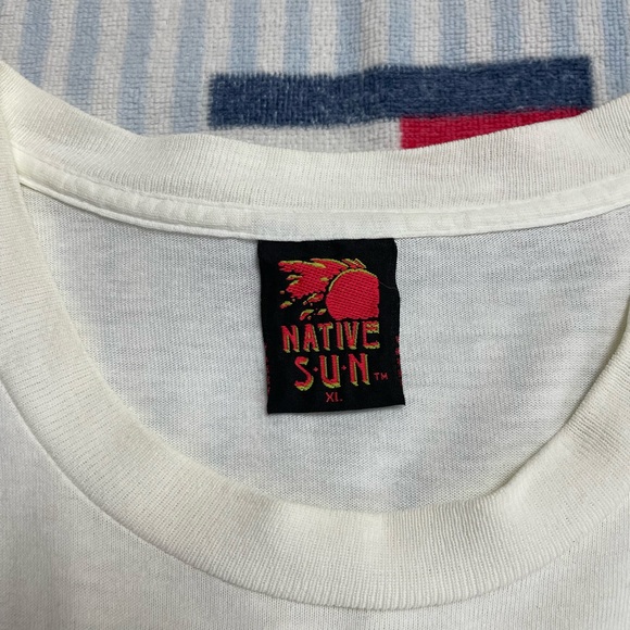 Vintage 1993 Native Sun Fish Ocean Nature Virgin Islands Tourist tee shirt - Picture 7 of 15
